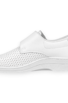 Zapatos de Trabajo Brocado Velcro Percla 18793