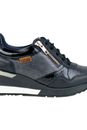 Zapatos Deportivos Piel Ancho Especial Baerchi 40601
