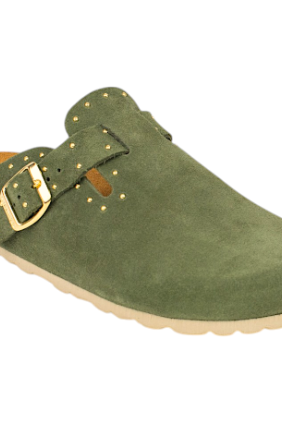 Zuecos bio piel con tachas Autenti 15388