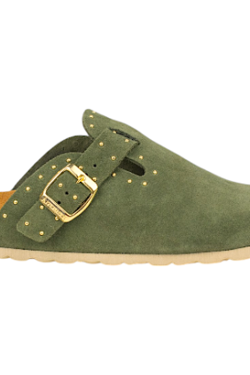 Zuecos bio piel con tachas Autenti 15388