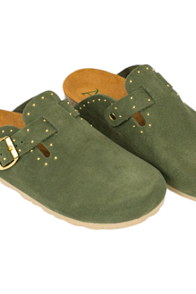 Zuecos bio piel con tachas Autenti 15388