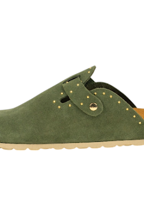 Zuecos bio piel con tachas Autenti 15388