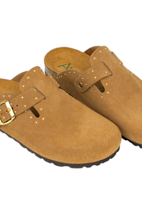Zuecos bio piel con tachas Autenti 15388