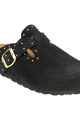 Zuecos bio piel con tachas Autenti 15388