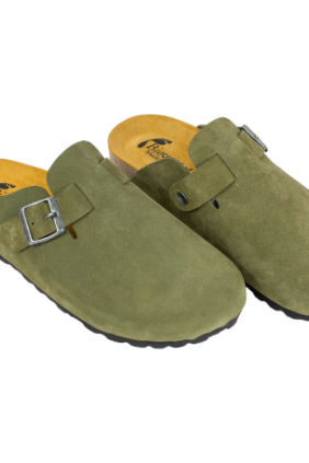 Zuecos Piel Serraje Hombre - Biocomfort HOM-001