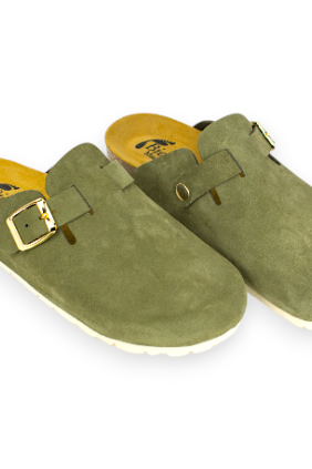 Zuecos Serraje Mujer - Biocomfort HOM-002